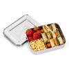 LunchBots Large Trio Stainless Steel Lunch Container -Three Section Design for Sandwich and Two Sides - Metal Bento Lunch Box - Eco-Friendly - Stainless Lid - Staineless Steel view 2
