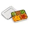 LunchBots Large Cinco Stainless Steel Lunch Container - Five Section Design Holds a Variety of Foods - Metal Bento Box - Dishwasher Safe - Stainless Lid view 2