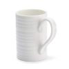 Portmeirion Sophie Conran Tall Mugs, Set of 4  12 Oz Fine Porcelain Coffee & Tea Cups  Stylish Everyday Drinkware for Dining & Entertaining, Elegant White Kitchen Tableware view 2