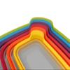 Joseph Joseph Nest Lock Plastic BPA Free Food Storage Container Set with Lockable Airtight Leakproof Lids, 12-Piece, Multi-Color view 3