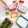 Joseph Joseph Nest Lock Plastic BPA Free Food Storage Container Set with Lockable Airtight Leakproof Lids, 12-Piece, Multi-Color view 4