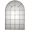 Uttermost Barwell Silver 29 1/2" x 44 1/4" Arch Mirror view 1