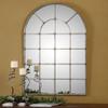 Uttermost Barwell Silver 29 1/2" x 44 1/4" Arch Mirror view 3