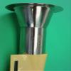 #32 size Meat Grinder tube for filling freezer bags. 6" base diameter. Fits meat grinders that have 3 15/16" round discs only. view 2