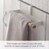 Yamazaki Home Tosca Kitchen Towel Hanger, Steel + Wood view 3