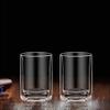 Sun's Tea Double Wall Whiskey/Scotch Rocks Glass Set 5.5oz | Old Fashioned Drinking & Cocktail Glasses | Clear Insulated Tumbler - Set of 2 view 2