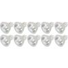 Simba Lighting MR11 Halogen 20W 12V FTD Spotlight Light Bulbs (10 Pack) 2-Pin 220lm for Landscape, Accent, Track Lights, and Fiber Optics, GU4 Bi-Pin Base, Glass Cover, Warm White 2700K Dimmable view 1
