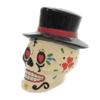 Pacific Giftware Day of The Dead Bride and Groom Skulls Ceramic Salt and Pepper Shakers view 2
