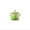 Le Creuset Stoneware Mini Round Cocotte, 8 oz., Palm view 4