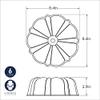 Nordic Ware Formed Bundt, 6 Cup, Red view 4