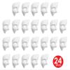 Beistle 24-Pack Phantom Mask, White Halloween Costume Accessory for Masquerade with Elastic, Phantom Face Covering for Parties & Gatherings, One Size view 2