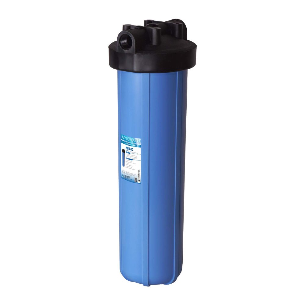 APEC HBB-20 20" Whole House Water Filter Housing 1 Inch Inlet/Outlet