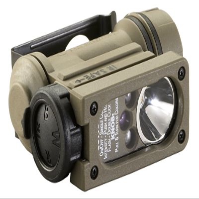 Streamlight 14518 Sidewinder 55-Lumens Compact II Military Flashlight with Helmet Mount & Rail Mount, Box, Coyote