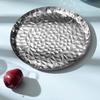 Alessi "Joy n 3" Round Tray in 18/10 Stainless Steel Mirror Polished, Silver view 3