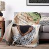 African American Expressions - for Mom, She Who Kneels Tapestry Throw (100% Cotton, 4' x 5') TH-22 view 4