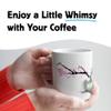 Kikkerland Blossom Morphing Mug  Color Changing Cup Reacts to Heat  Fun Gift for Coffee, Hot Cocoa, & Hot Beverages view 2