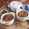 STAUB Ceramic Dutch Oven 3-piece Mini Round Cocotte, White view 4