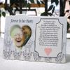 BANBERRY DESIGNS Memorial Sympathy Photo Frame - Loving Memory Tribute for a Cherished Loved One - We Thought of You with Love Today - Forever In Our Hearts - 3.5" X 3.5" Picture view 2