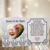 BANBERRY DESIGNS Memorial Sympathy Photo Frame - Loving Memory Tribute for a Cherished Loved One - We Thought of You with Love Today - Forever In Our Hearts - 3.5" X 3.5" Picture view 3