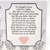 BANBERRY DESIGNS Memorial Sympathy Photo Frame - Loving Memory Tribute for a Cherished Loved One - We Thought of You with Love Today - Forever In Our Hearts - 3.5" X 3.5" Picture view 4