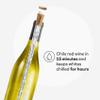 Corkcicle Air Wine Bottle Chiller - Keep Whites Cold & Bring Reds to Cellar Temp in 15 Minutes - Pour-Through Aerator for Enhanced Flavor - Gift for Wine Lovers view 3