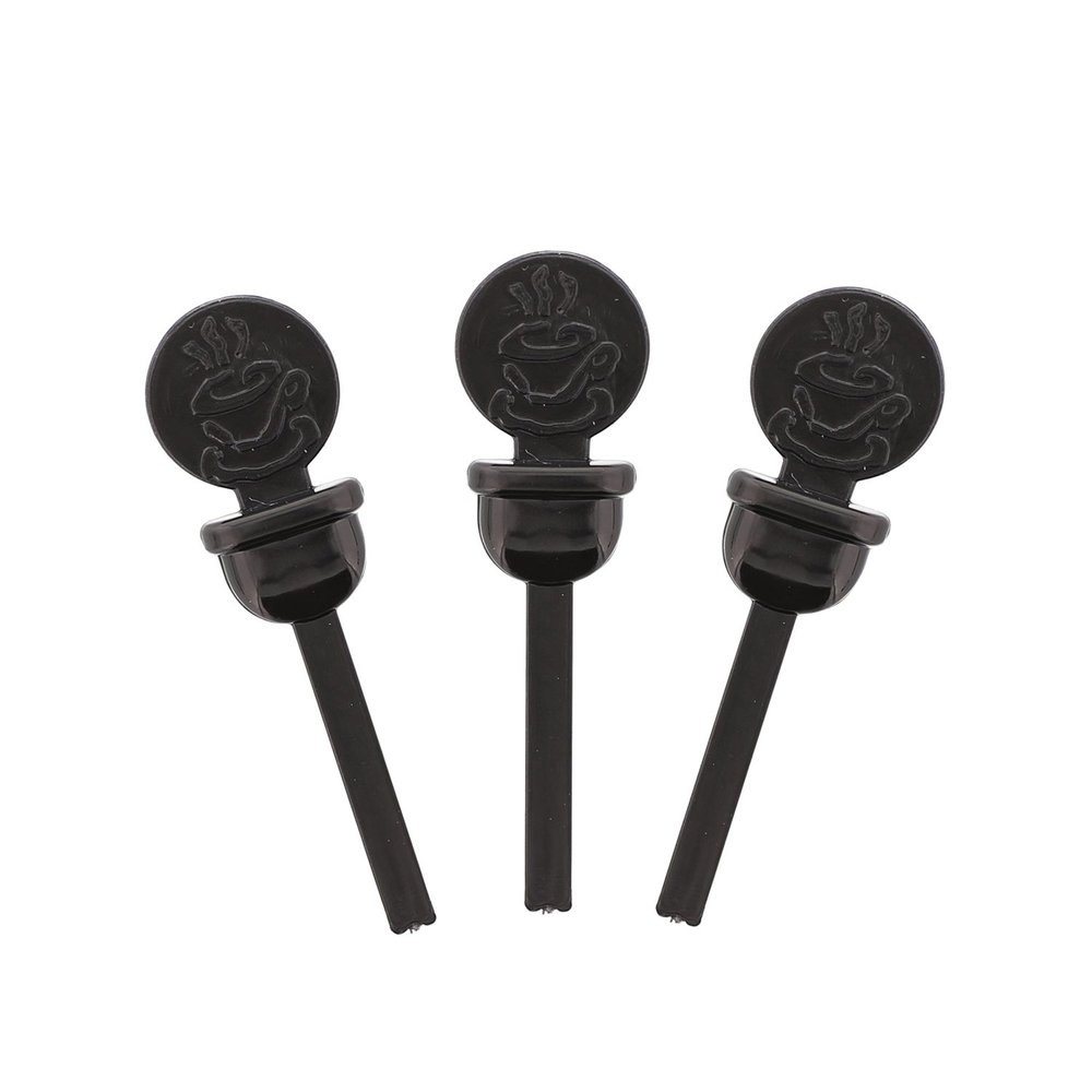 StixToGo Beverage Plugs - Leak Prevention Coffee Accessory for Hot Drinks, Disposable Coffee Stoppers, Fits Standard Lids - Black, 2", Pack of 400