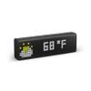 LaMetric TIME Wi-Fi Clock for Smart Home - Social Media Counter - Cinema Lightbox - Digital Alarm Clock with Weather - Retro Pixel Art Bluetooth Speaker with 37x8 LED Display view 1