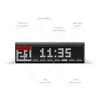 LaMetric TIME Wi-Fi Clock for Smart Home - Social Media Counter - Cinema Lightbox - Digital Alarm Clock with Weather - Retro Pixel Art Bluetooth Speaker with 37x8 LED Display view 2