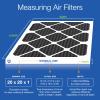 Nordic Pure 20x20x1 (Actual Size: 19 1/2 x 19 1/2 x 3/4) Pure Carbon Pleated Odor Reduction Furnace Air Filters 3 Pack view 2