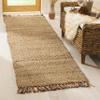 SAFAVIEH Natural Fiber Collection Runner Rug - 2'6" x 6', Natural & Multi, Handmade Tassel Jute, Ideal for High Traffic Areas in Living Room, Bedroom (NF455A) view 1