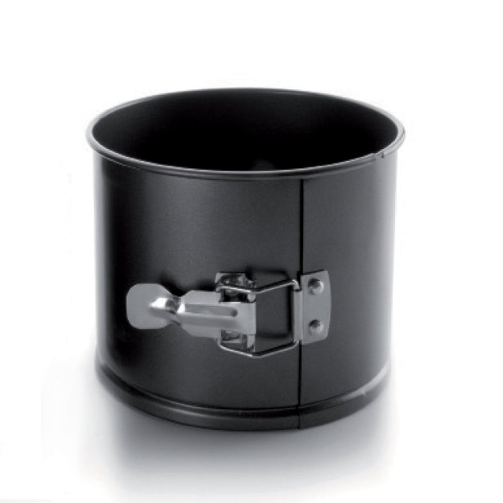 IBILI Moka Springform Panettone Mold Tin Non Stick with Loose Detachable Bottom for Baking - Made In Spain - Rolled Steel (6.3 x 3.9 inch)