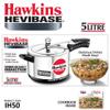 Hawkins Aluminium 5 Litre Hevibase Pressure Cooker, Induction Inner Lid Cooker, Silver (Ih50) view 3