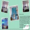 OctoRose Four Post Mosquito Net for Bed Canopy -Fits Queen, King, California King Beds-Indoor & Outdoor Use- White view 4