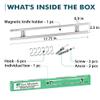 Magnetic Knife Holder for Wall - Stainless Steel Knife Magnetic Strip 18 Inch - Wall Knife Magnet Bar Rack With Hooks view 2