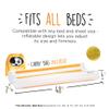 (2-Pack) Shrunks Inflatable Bed Rail for Toddlers | Travel Bed Rail for Kids, Adults, and Elderly | Portable Toddler Bed Bumpers | Blow Up Bed Guard Rail for Twin, Full, Queen, King Size Beds view 3