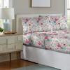 Pointehaven Flannel Deep Pocket Set with Oversized Flat Sheet, King, Sylvan view 2