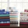 Pointehaven Flannel Deep Pocket Set with Oversized Flat Sheet, King, Rose Quartz view 4