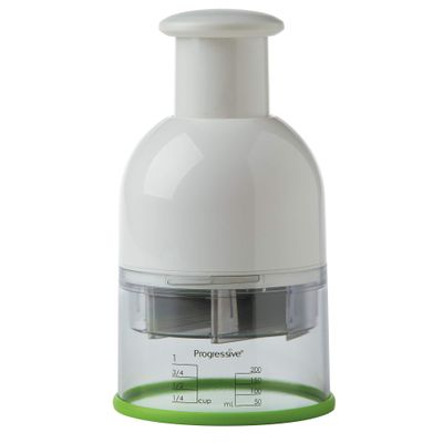 Prepworks by Progressive Food Chopper,White/Green