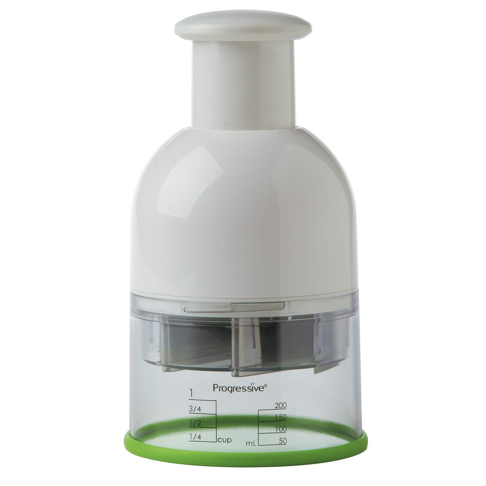 Prepworks by Progressive Food Chopper,White/Green