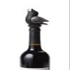 ChirpyTop Wine Pourer - Black and Chrome view 2
