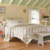 Laura Ashley - Standard Sham, 100% Cotton Bedding with Envelope Closure, Throw Pillow Cover for Bed or Couch, Oeko-Tex Certified (Ruffle Garden Cream, 20" x 26") view 2