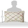 Laura Ashley - Standard Sham, 100% Cotton Bedding with Envelope Closure, Throw Pillow Cover for Bed or Couch, Oeko-Tex Certified (Ruffle Garden Cream, 20" x 26") view 3
