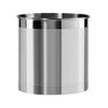 Oggi Stainless Steel Jumbo Utensil Holder - 7" Utensil Caddy, Weighted Base for Stability - Extra Large Utensil Crock and Countertop Utensil Organizer, Stainless Steel view 1