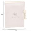 Haysom Interiors Gorgeous Ivory Suede Wedding Album Holding 100 7" x 5" Photographs by Happy Homewares view 2