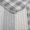 Eddie Bauer - Queen Quilt Set, Cotton Reversible Bedding with Matching Shams, Home Decor for All Seasons (Fairview Grey, Queen) view 3