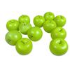 COTOSEY Artificial Apples, Set of 12 Fake Fruits for Home Decor - Realistic Faux Apple Kitchen Counter Decor, Table Centerpiece Bowl Fillers Decorations - Green view 1