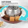 Nostalgia Tabletop Indoor Electric S'mores Maker - Smores Kit With Marshmallow Roasting Sticks and 4 Trays for Graham Crackers, Chocolate, and Marshmallows - Movie Night Supplies - Brown view 3
