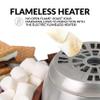 Nostalgia Tabletop Indoor Electric S'mores Maker - Smores Kit With Marshmallow Roasting Sticks and 4 Trays for Graham Crackers, Chocolate, and Marshmallows - Movie Night Supplies - Brown view 4