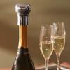 Alessi "Noe" Wine And Champagne Bottle Stopper With Expanding Seal in 18/10 Stainless Steel, Silver view 3