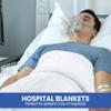 Linteum Textile Supply White Hospital Thermal Blanket 66x90 Inch 100% Cotton, Soft and Cozy, Breathable, Open-Cell Weave Design, All Season Twin Hospital Blanket (1-Pack) view 4